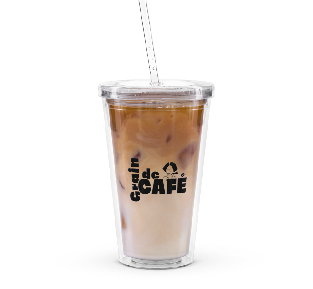 Gobelet en plastique transparent