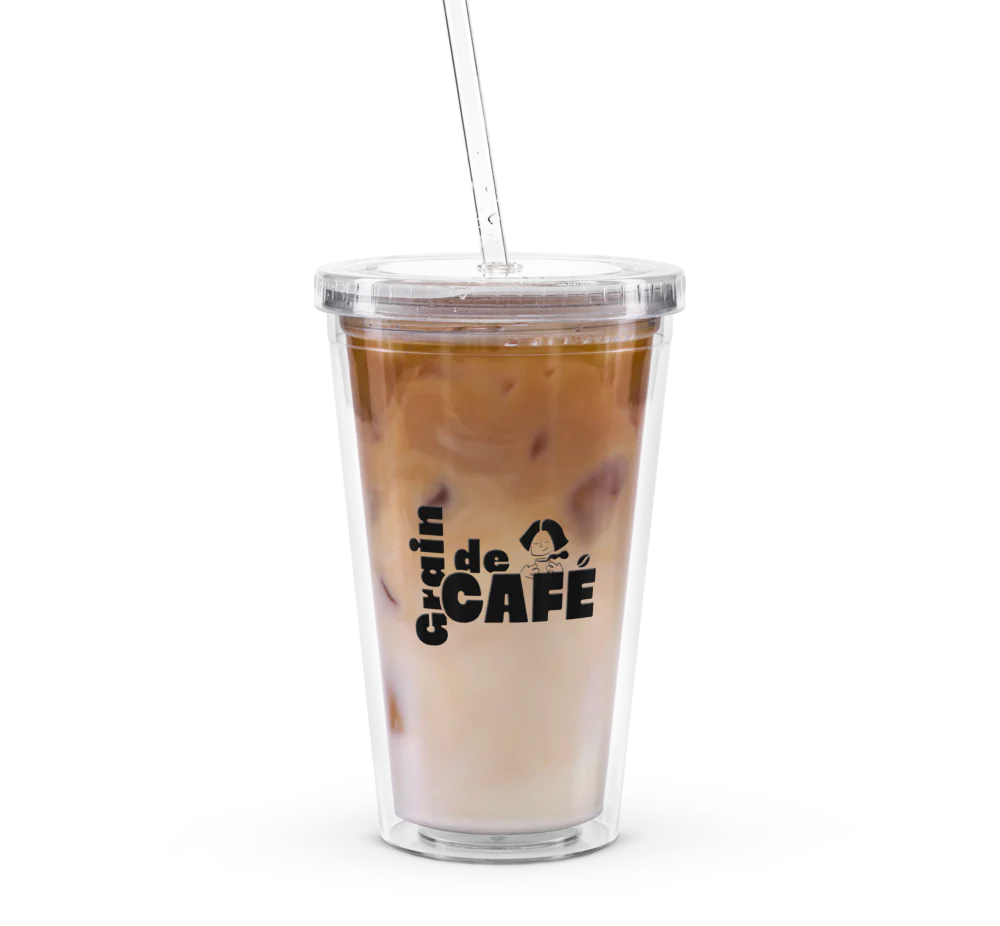Gobelet en plastique transparent